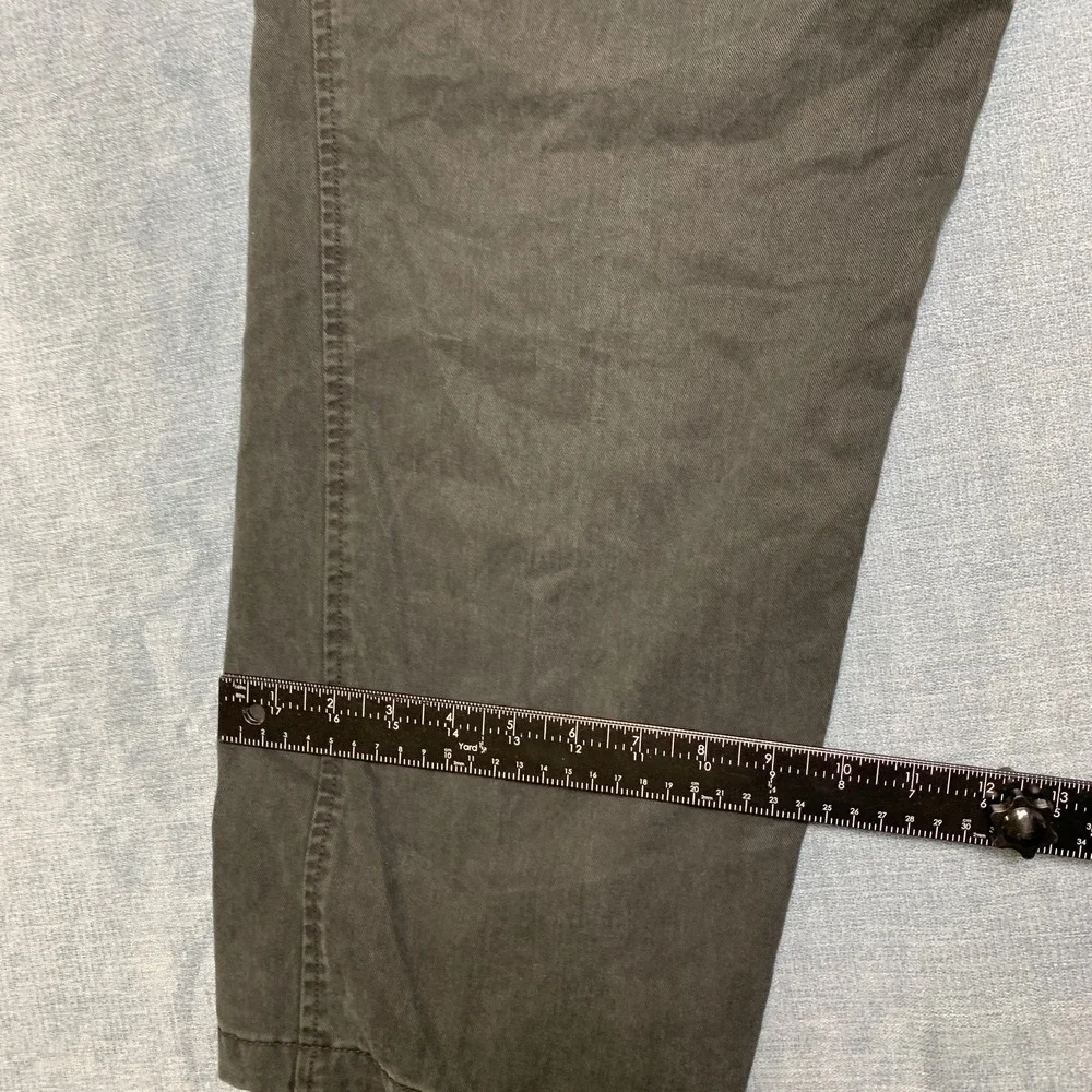 Dockers Pants Mens 46x30 Charcoal Gray Cotton Classic Fit Pleated Slash Pockets